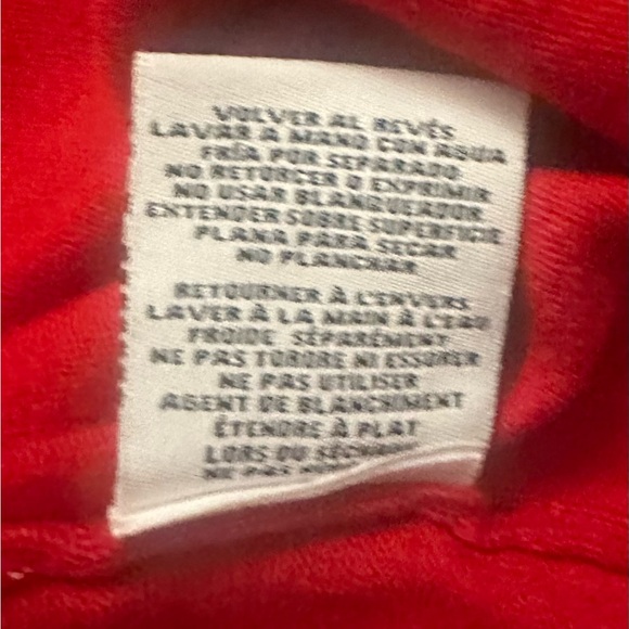 GUC Ruby Rd. Womens Red Embellished 3/4 Sleeve Tight-Knit Pullover Sweater Small - Picture 7 of 7